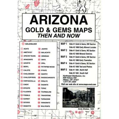 Arizona Gold and Gems Maps: Then and Now