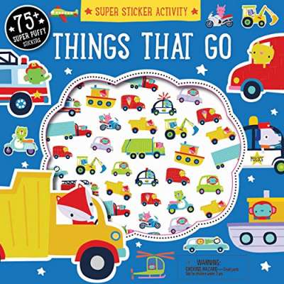 Super Sticker Activity: Things that Go
