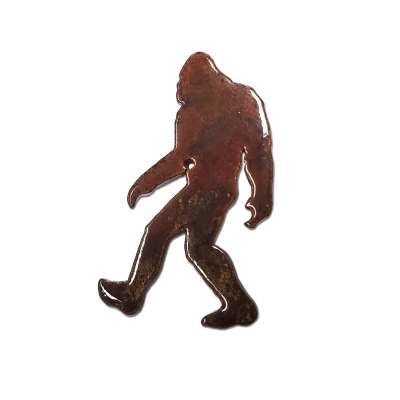 Bigfoot Metal Art :Bigfoot Walking Magnet (Small) - Bigfoot Gift