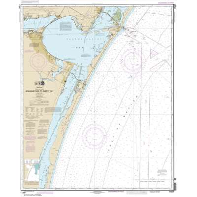 NOAA Chart 11307: Aransas Pass to Baffin Bay