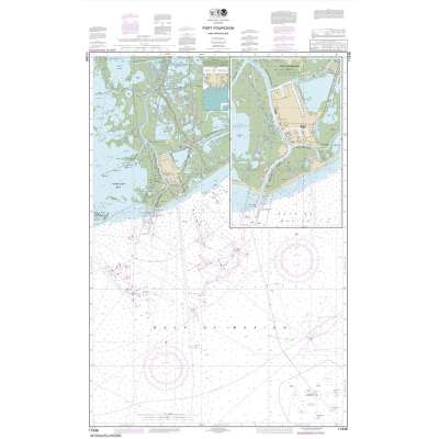 NOAA Chart 11346: Port Fourchon and Approaches