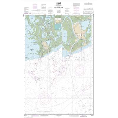 HISTORICAL NOAA Chart 11346: Port Fourchon and Approaches