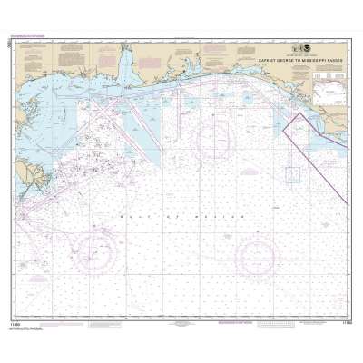 HISTORICAL NOAA Chart 11360: Cape St. George to Mississippi Passes