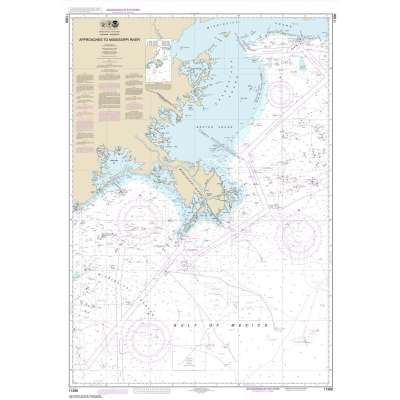 NOAA Chart 11366: Approaches to Mississippi River