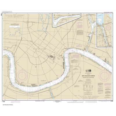 NOAA Chart 11368: New Orleans Harbor Chalmette Slip to Southport