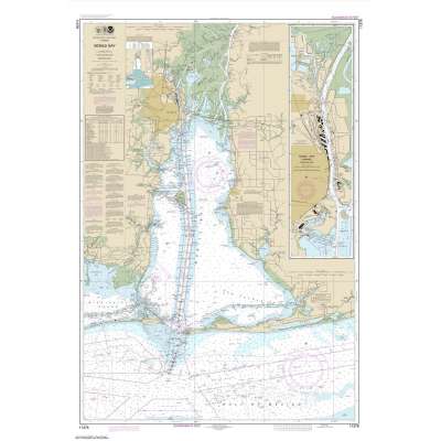 HISTORICAL NOAA Chart 11376: Mobile Bay Mobile Ship Channel-Northern End