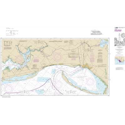 HISTORICAL NOAA Chart 11393: Intracoastal Waterway Lake Wimico to East Bay