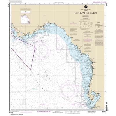 HISTORICAL NOAA Chart 11400: Tampa Bay to Cape San Blas