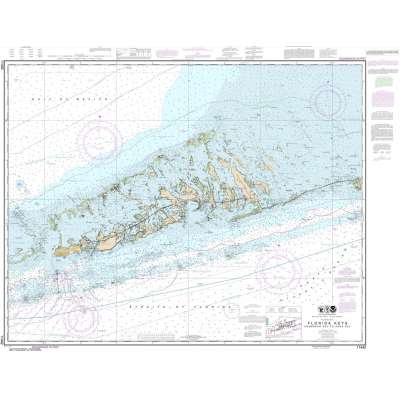 NOAA Chart 11442: Florida Keys Sombrero Key to Sand Key