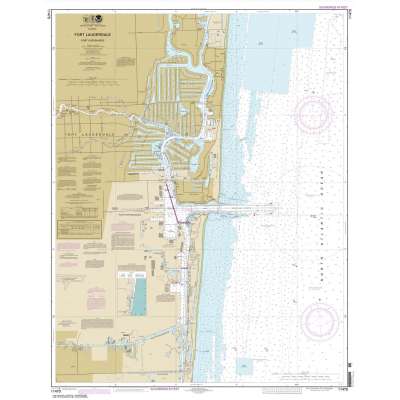 NOAA Chart 11470: Fort Lauderdale Port Everglades
