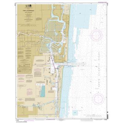 HISTORICAL NOAA Chart 11470: Fort Lauderdale Port Everglades