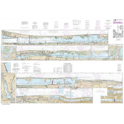 HISTORICAL NOAA Chart 11472: Intracoastal Waterway Palm Shores to West Palm Beach;Loxahatchee River