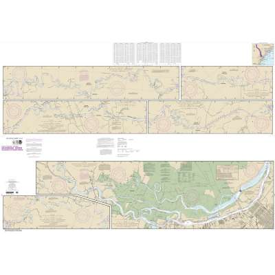 HISTORICAL NOAA Chart 11514: Savannah River Savannah to Brier Creek