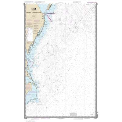 HISTORICAL NOAA Chart 12200: Cape May to Cape Hatteras