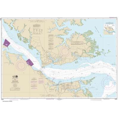 HISTORICAL NOAA Chart 12241: York River Yorktown and Vicinity