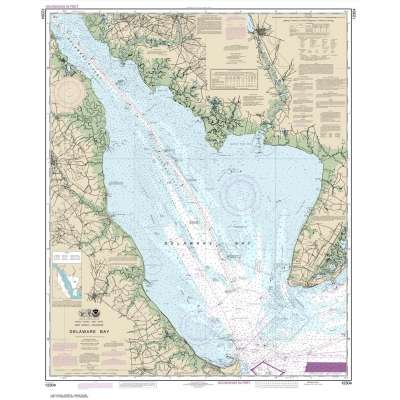 Atlantic Coast NOAA Charts :NOAA Chart 12304: Delaware Bay