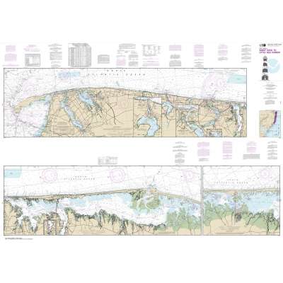 HISTORICAL NOAA Chart 12324: Intracoastal Waterway Sandy Hook to Little Egg Harbor