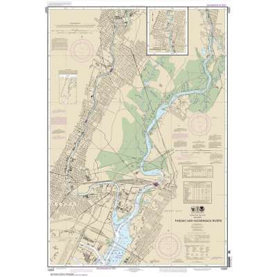 NOAA Chart 12337: Passaic and Hackensack Rivers
