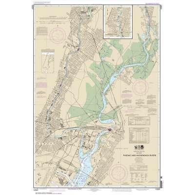 HISTORICAL NOAA Chart 12337: Passaic and Hackensack Rivers