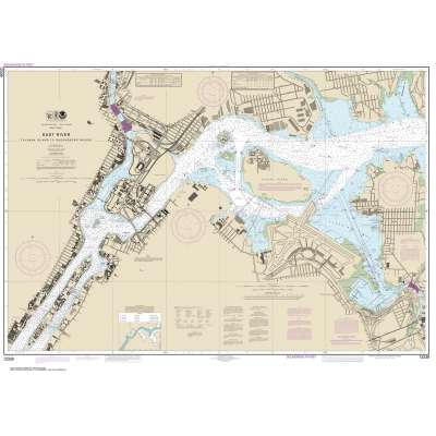 HISTORICAL NOAA Chart 12339: East River Tallman Island to Queensboro Bridge