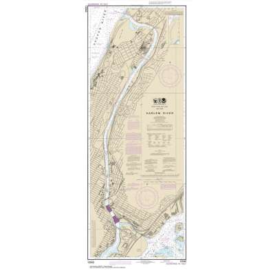 HISTORICAL NOAA Chart 12342: Harlem River