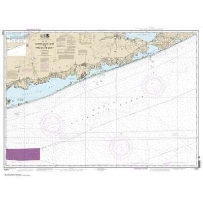 HISTORICAL NOAA Chart 12353: Shinnecock Light to Fire Island Light