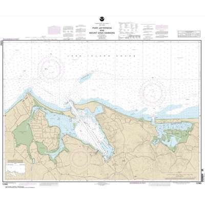 NOAA Chart 12362: Port Jefferson and Mount Sinai Harbors