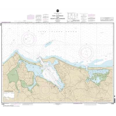 HISTORICAL NOAA Chart 12362: Port Jefferson and Mount Sinai Harbors