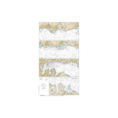 NOAA Chart 12364: Long Island Sound-New Haven Harbor Entrance and Port Jefferson to Throgs Neck (9 PAGE FOLIO)