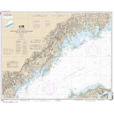 HISTORICAL NOAA Chart 12367: North Shore of Long Island Sound Greenwich Point to New Rochelle