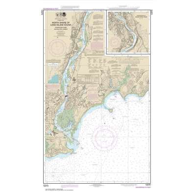 HISTORICAL NOAA Chart 12370: North Shore of Long Island Sound Housatonic River and Milford Harbor