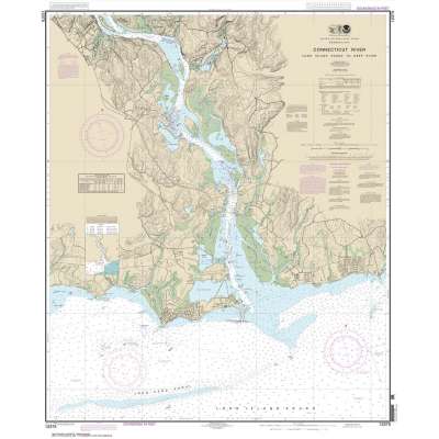 NOAA Chart 12375: Connecticut River Long lsland Sound to Deep River