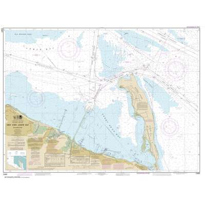NOAA Chart 12401: New York Lower Bay Southern part