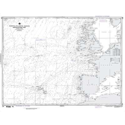 NGA Chart 126: North Atlantic Ocean - Northeastern Part