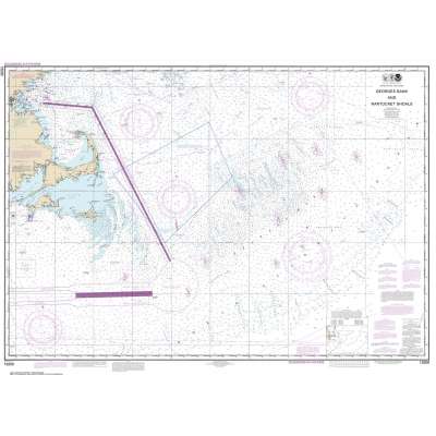 HISTORICAL NOAA Chart 13200: Georges Bank and Nantucket Shoals