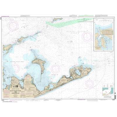 HISTORICAL NOAA Chart 13209: Block Island Sound and Gardiners Bay; Montauk Harbor