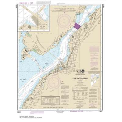 NOAA Chart 13227: Fall River Harbor;State Pier