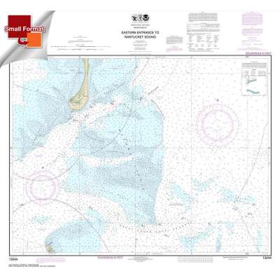 HISTORICAL NOAA Chart 13244: Eastern Entrance to Nantucket Sound