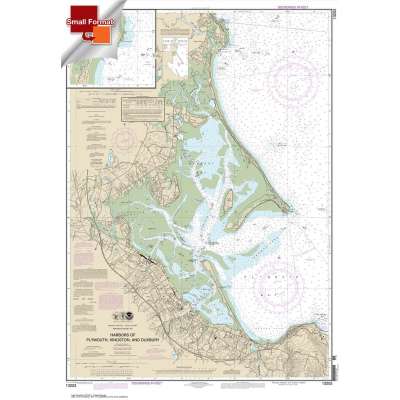 HISTORICAL NOAA Chart 13253: Harbors of Plymouth: Kingston and Duxbury; Green Harbor