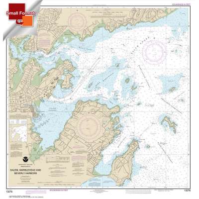 NOAA Chart 13276: Salem: Marblehead and Beverly Harbors