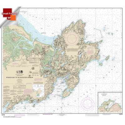 HISTORICAL NOAA Chart 13279: Ipswich Bay to Gloucester Harbor; Rockport Harbor