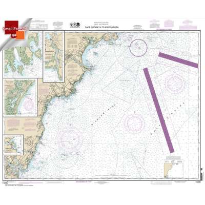 HISTORICAL NOAA Chart 13286: Cape Elizabeth to Portsmouth; Cape Porpoise Harbor; Wells Harbor; Kennebunk River; Perkins Cove