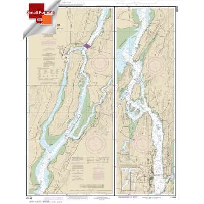 HISTORICAL NOAA Chart 13298: Kennebec River Bath to Courthouse Point