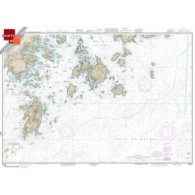 Atlantic Coast NOAA Charts :NOAA Chart 13313: Approaches to Blue Hill Bay