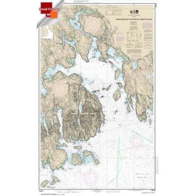 HISTORICAL NOAA Chart 13318: Frenchman Bay and Mount Desert lsland