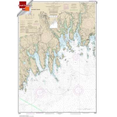 HISTORICAL NOAA Chart 13324: Tibbett Narrows to Schoodic Island