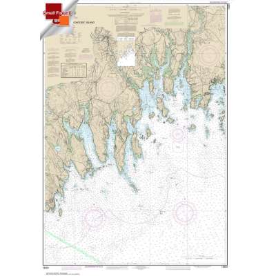 NOAA Chart 13324: Tibbett Narrows to Schoodic Island