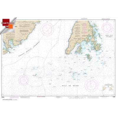 HISTORICAL NOAA Chart 13392: Grand Manan Channel Southern Part