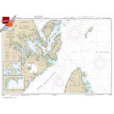 HISTORICAL NOAA Chart 13394: Grand Manan Channel Northern Part; North Head and Flagg Cove