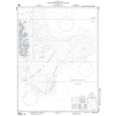 NGA Chart 14018: Grand Banks of Newfoundland